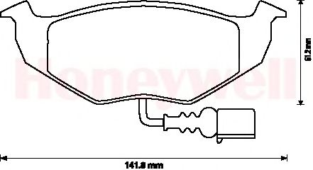 Тормозные колодки JURID 573111J