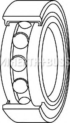 Ступичный подшипник HERTH+BUSS JAKOPARTS J4708015