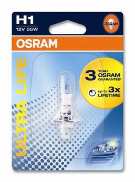 Лампа накаливания OSRAM 64150ULT-01B (фара дальнего света, основная фара, противотуманная фара; Лампа накаливания, основная фара, фара с авт. системой стабилизации)