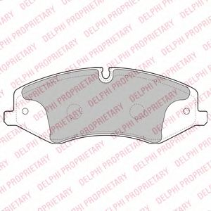 Тормозные колодки DELPHI LP2176
