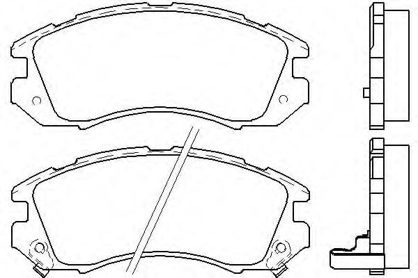 Тормозные колодки PAGID T0397