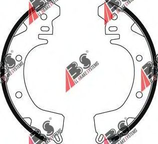 Тормозные колодки A.B.S. 8666