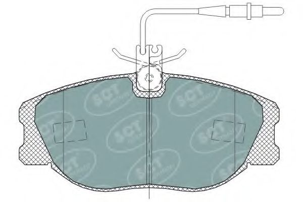 Тормозные колодки SCT SP 317