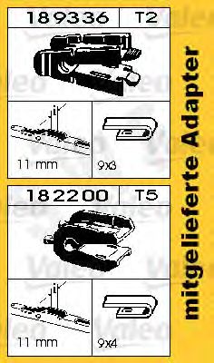 Щетка стеклоочистителя SWF 116606
