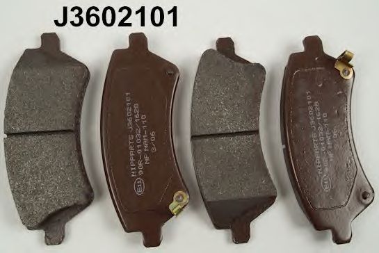 Тормозные колодки NIPPARTS J3602101