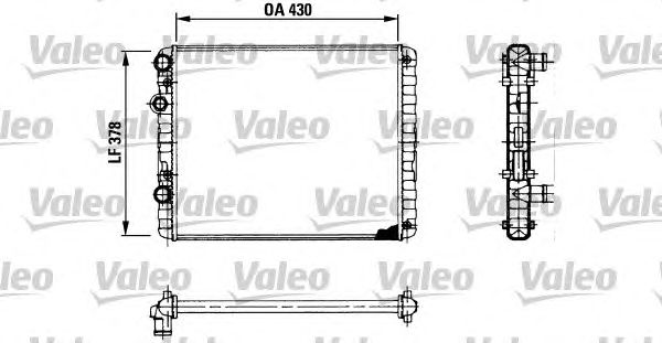 Радиатор охлаждения VALEO 730956