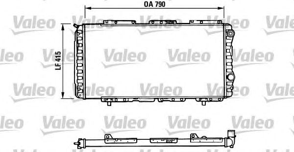 Радиатор охлаждения VALEO 730997