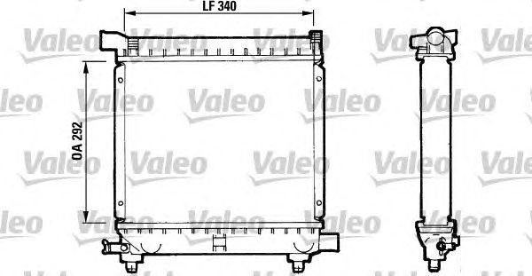Радиатор охлаждения VALEO 810869
