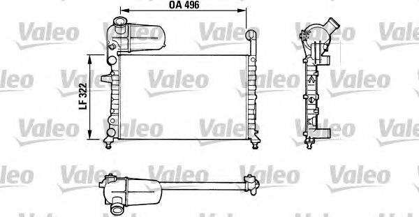 Радиатор охлаждения VALEO 811070