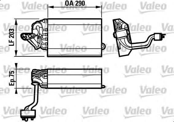 Испаритель кондиционера VALEO 817433