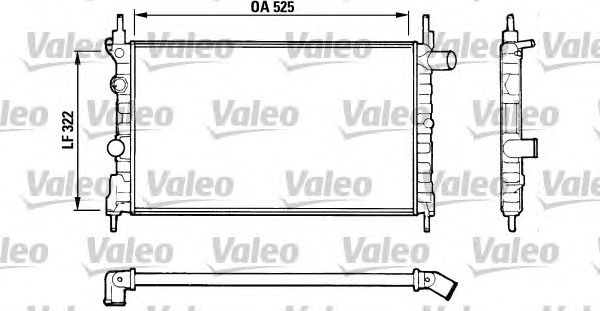 Радиатор охлаждения VALEO 883881