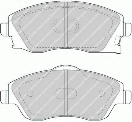 Тормозные колодки FERODO FSL1424 SL