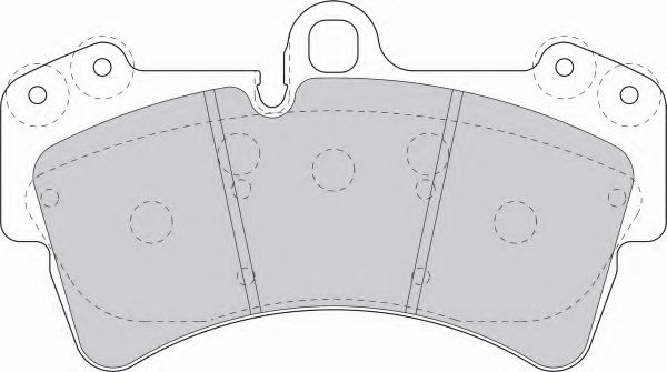 Тормозные колодки FERODO FDB1626