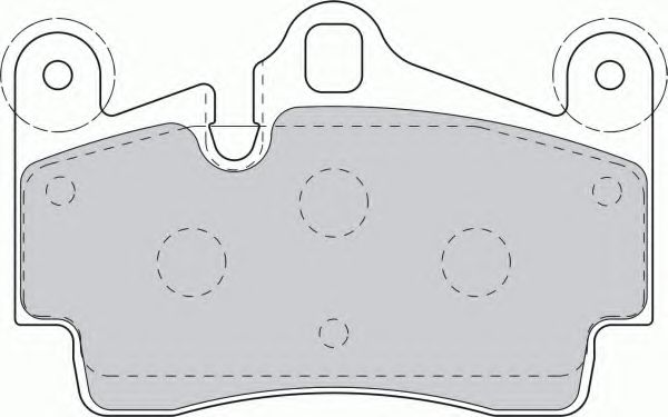 Тормозные колодки FERODO FDB1627
