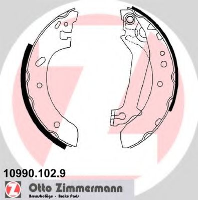 Тормозные колодки ZIMMERMANN 10990.102.9