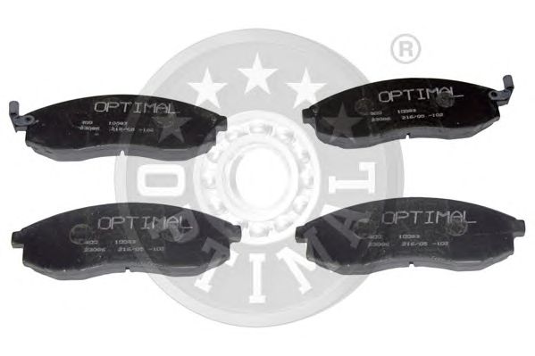 Тормозные колодки OPTIMAL 10083