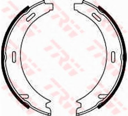 Тормозные колодки ручника TRW GS8208