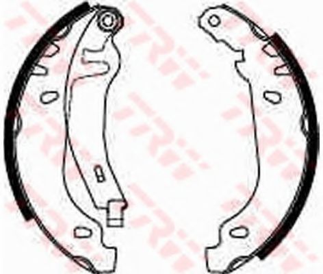 Тормозные колодки TRW GS8531