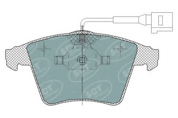 Тормозные колодки SCT SP 311