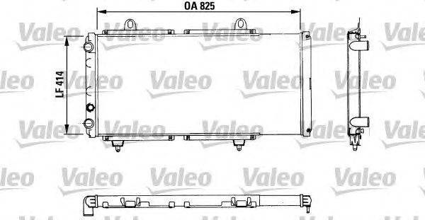 Радиатор охлаждения VALEO 883765