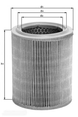 Воздушный фильтр KNECHT LX 1024