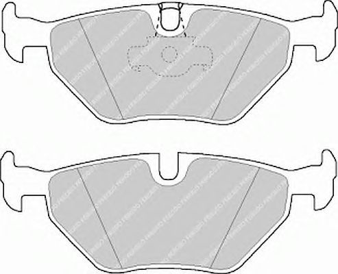 Тормозные колодки FERODO FDB1075