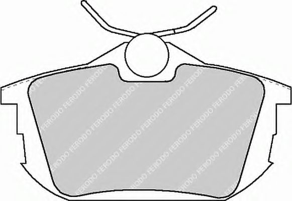 Тормозные колодки FERODO FSL1095 SL