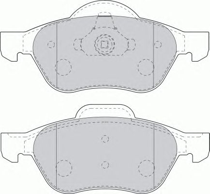 Тормозные колодки FERODO FDB1440