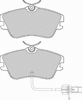 Тормозные колодки FERODO FVR1519