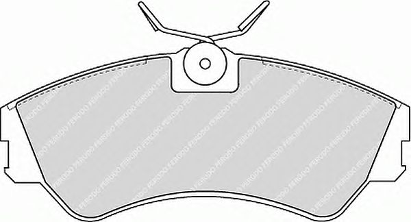 Тормозные колодки FERODO FVR785