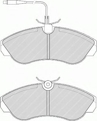 Тормозные колодки FERODO FSL968 SL