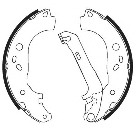 Тормозные колодки NK 2725700