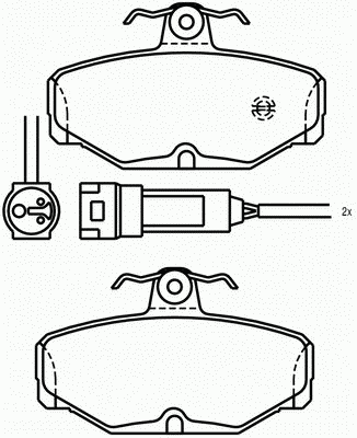 Тормозные колодки PAGID T5007