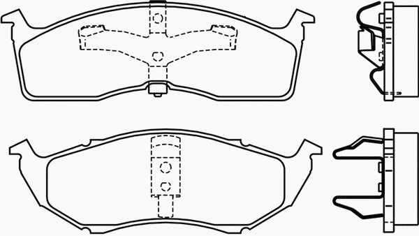 Тормозные колодки PAGID T1100