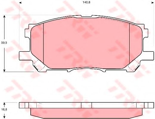 Тормозные колодки TRW GDB3397