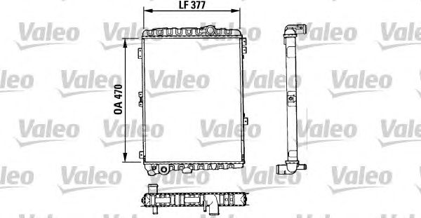Радиатор охлаждения VALEO 883863