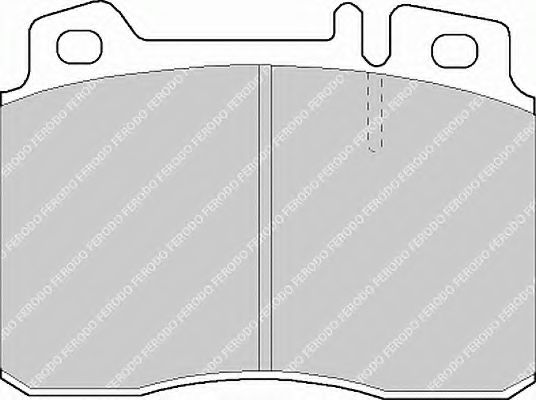 Тормозные колодки FERODO FDB1037