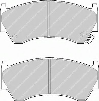 Тормозные колодки FERODO FDB1091