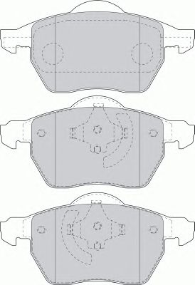Тормозные колодки FERODO FDB1495