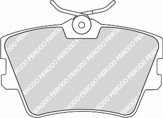 Тормозные колодки FERODO FVR1132