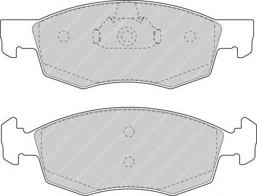 Тормозные колодки FERODO FDB1376