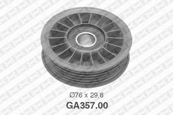 Натяжной ролик поликлинового ремня SNR GA357.00