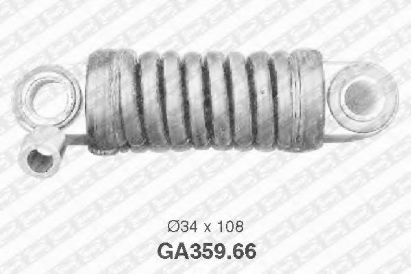 Натяжной ролик поликлинового ремня SNR GA359.66