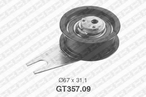 Натяжной ролик ремня ГРМ SNR GT357.09