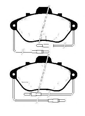 Тормозные колодки NK 223718