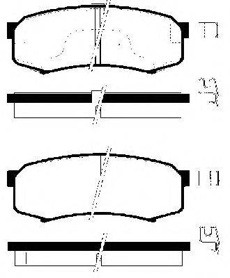 Тормозные колодки NK 224538