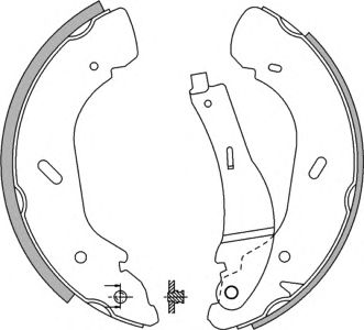 Тормозные колодки NK 2725675