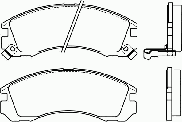 Тормозные колодки PAGID T3025