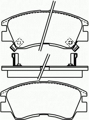 Тормозные колодки PAGID T0044