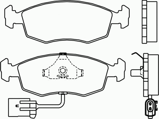 Тормозные колодки PAGID T1080
